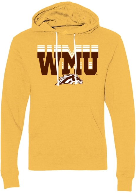 Mens Western Michigan Broncos Gold Rally Repeat Hooded Sweatshirt