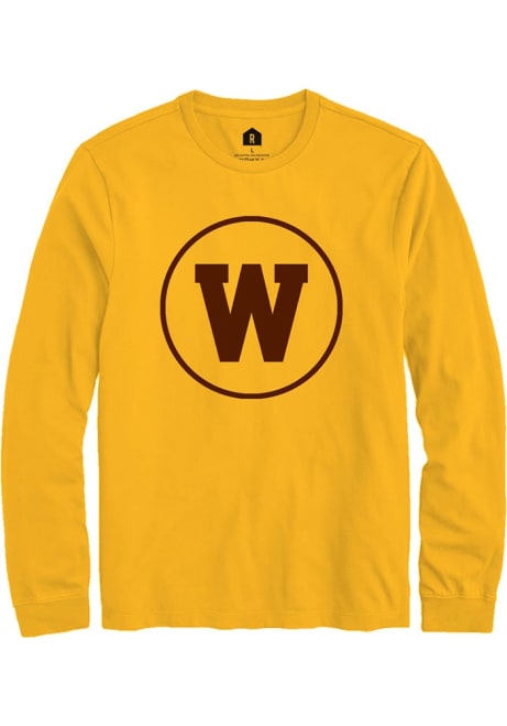 Mens Western Michigan Broncos Gold Rally Alt Logo Tee