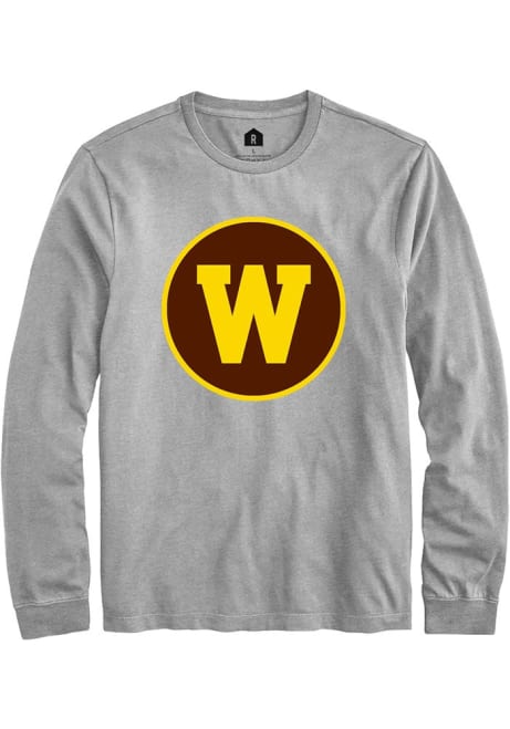 Mens Western Michigan Broncos Grey Rally Alt Logo Tee