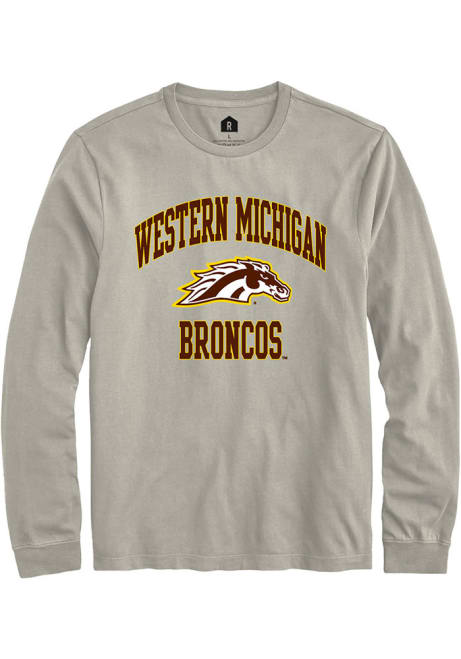 Mens Western Michigan Broncos Tan Rally Number 1 Neutral Tee