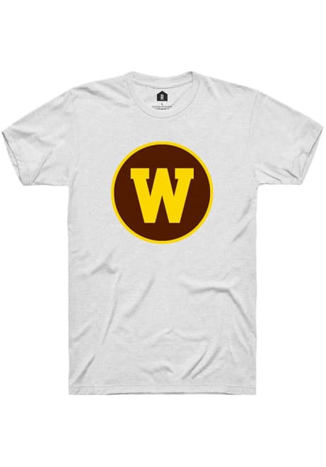 Western Michigan Broncos White Rally Alt Logo Short Sleeve T Shirt