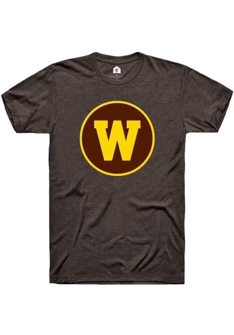 Western Michigan Broncos Brown Rally Alt Logo Short Sleeve T Shirt