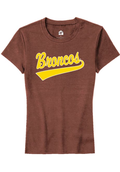 Western Michigan Broncos Brown Rally Tail Short Sleeve T-Shirt