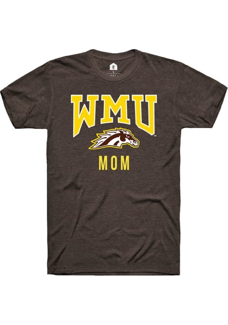 Western Michigan Broncos Brown Rally Mom Short Sleeve T Shirt