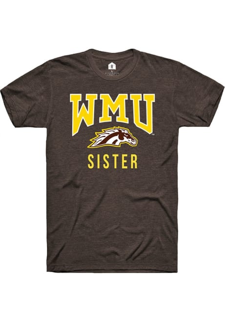 Western Michigan Broncos Brown Rally Sister Short Sleeve T Shirt