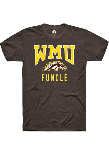 Western Michigan Broncos Brown Rally Funcle Short Sleeve T Shirt