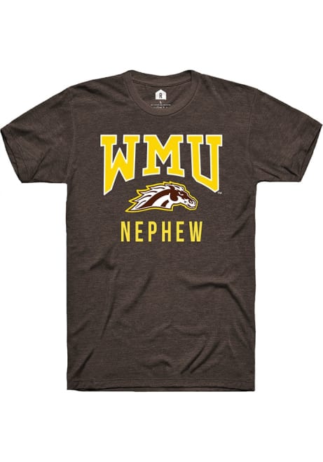 Western Michigan Broncos Brown Rally Nephew Short Sleeve T Shirt