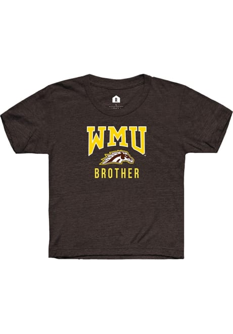 Youth Western Michigan Broncos Brown Rally Brother Short Sleeve T-Shirt