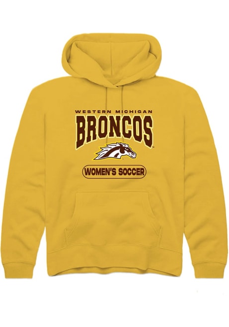 Youth Western Michigan Broncos Gold Rally Womens Soccer Long Sleeve Hooded Sweatshirt