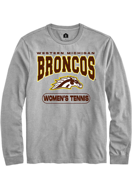 Mens Western Michigan Broncos Grey Rally Womens Tennis Tee