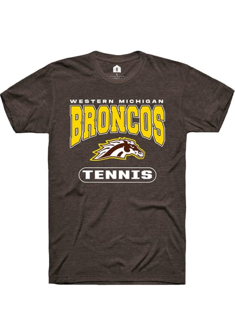 Western Michigan Broncos Brown Rally Tennis Short Sleeve T Shirt