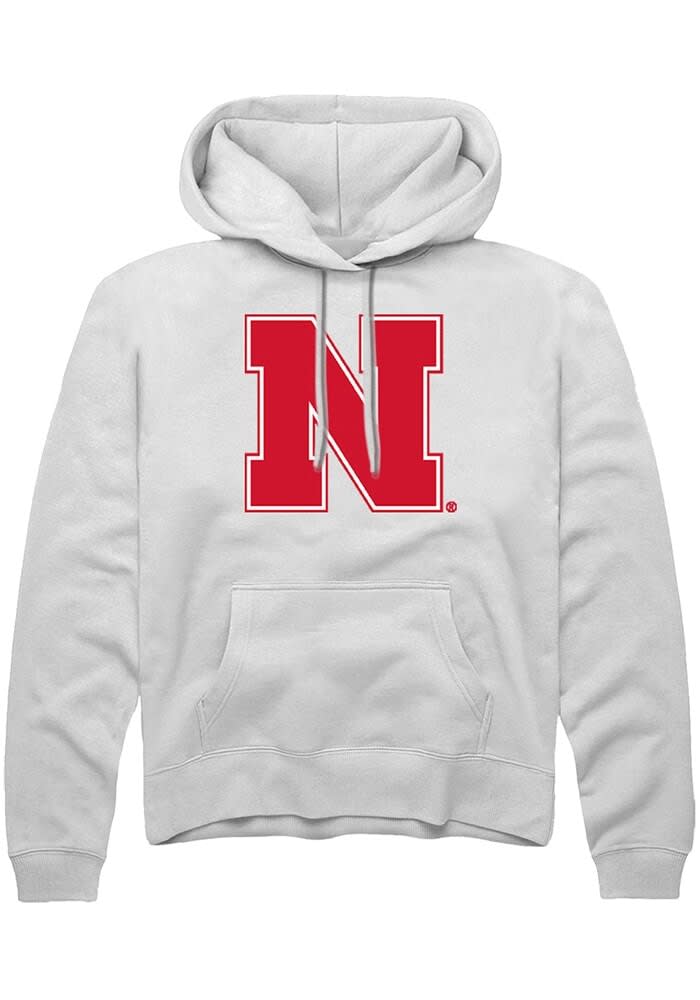 【DISCERNMENT】NEBRASKA letter over hoody Summit Sportswear Nebraska Cornhuskers Mens GREY Dad Hoodie