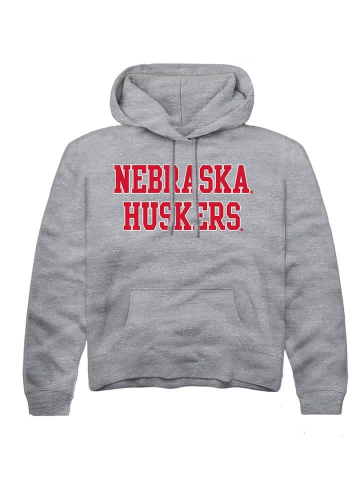 Nebraska Cornhuskers Summit Sportswear Youth GREY Straight