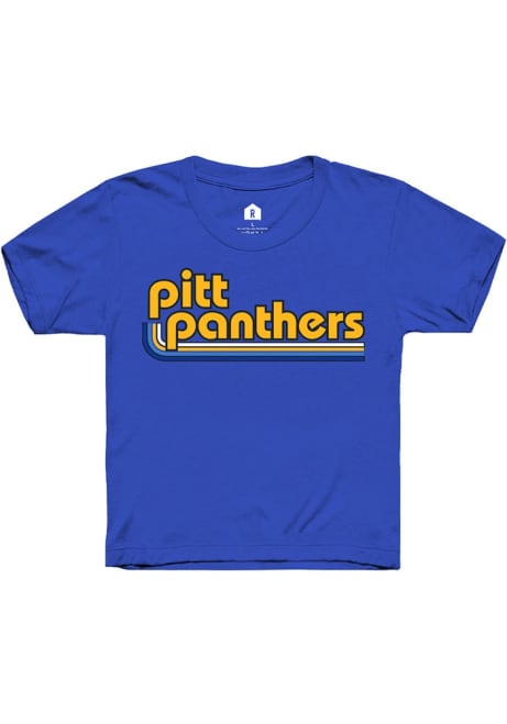 Youth Pitt Panthers Blue Rally Hail to Pitt Short Sleeve T-Shirt