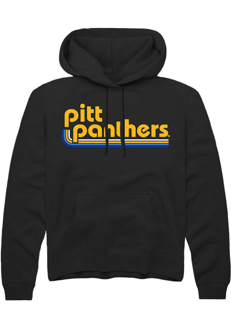 Mens Pitt Panthers Black Rally Hail to Pitt Hooded Sweatshirt