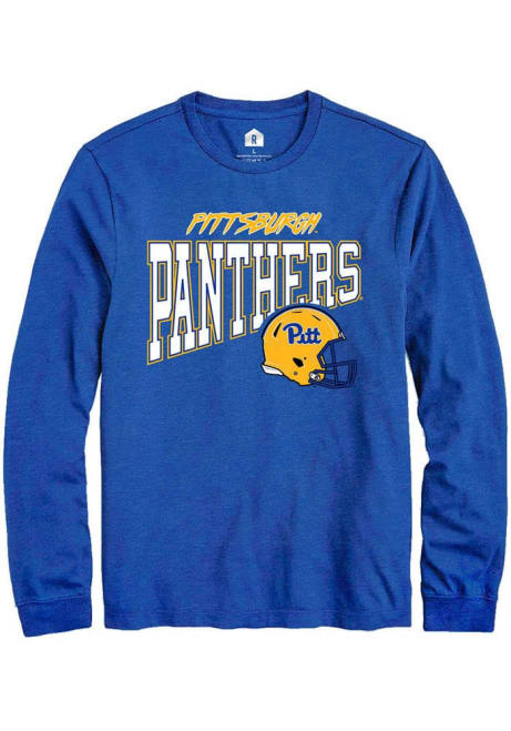 Mens Pitt Panthers Blue Rally Football Cheer Tee