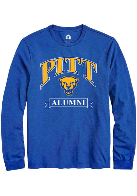 Mens Pitt Panthers Blue Rally Alumni Banner Tee