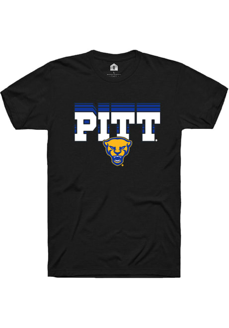 Pitt Panthers Black Rally Repeat Short Sleeve T Shirt