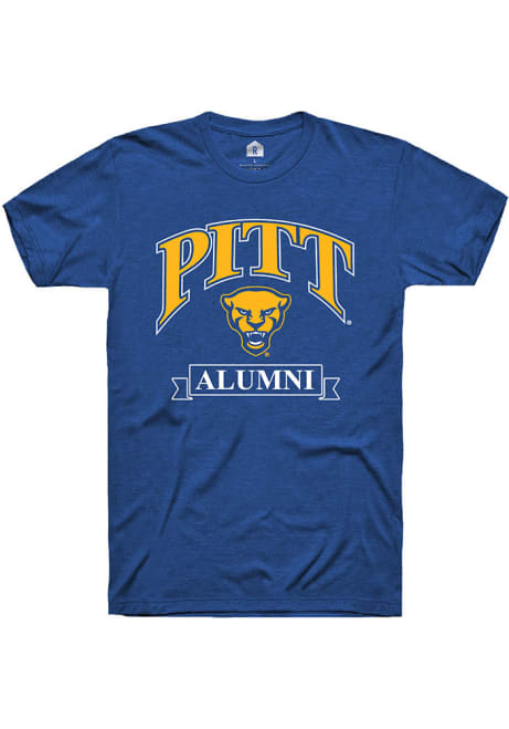 Pitt Panthers Blue Rally Alumni Banner Short Sleeve T Shirt