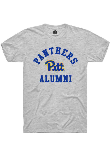 Pitt Panthers Ash Rally Alumni Arch Short Sleeve T Shirt