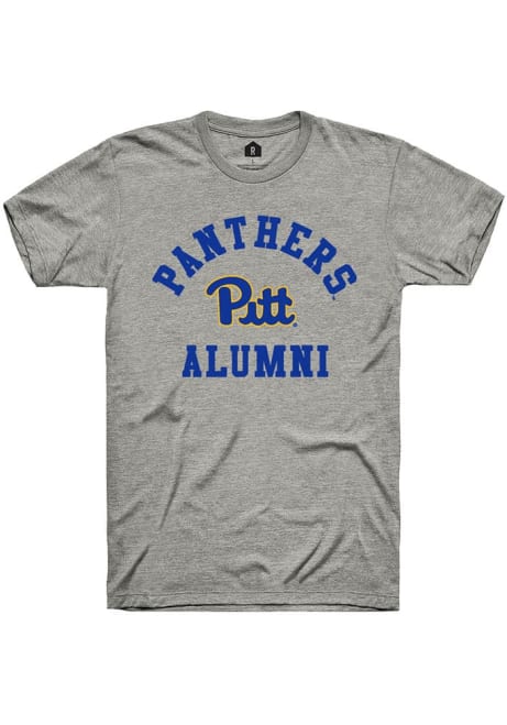 Pitt Panthers Grey Rally Alumni Arch Short Sleeve T Shirt