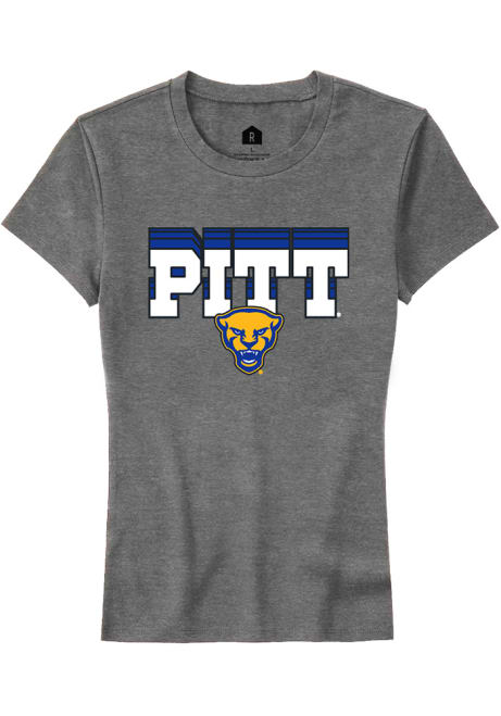 Pitt Panthers Grey Rally Repeat Short Sleeve T-Shirt