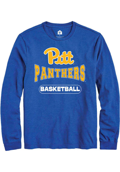 Mens Pitt Panthers Blue Rally Basketball Tee