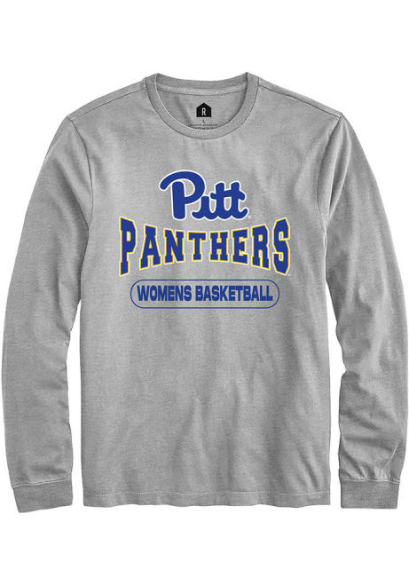 Mens Pitt Panthers Grey Rally Womens Basketball Wordmark Tee