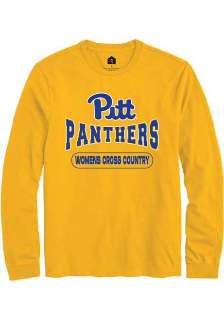 Mens Pitt Panthers Gold Rally Womens Cross Country Tee