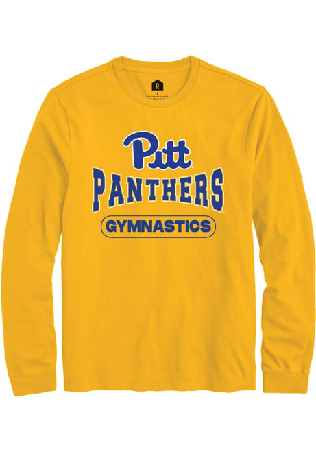 Mens Pitt Panthers Gold Rally Gymnastics Tee