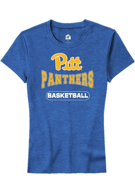 Pitt Panthers Blue Rally Basketball Short Sleeve T-Shirt