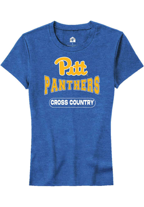 Pitt Panthers Blue Rally Cross Country Short Sleeve T-Shirt