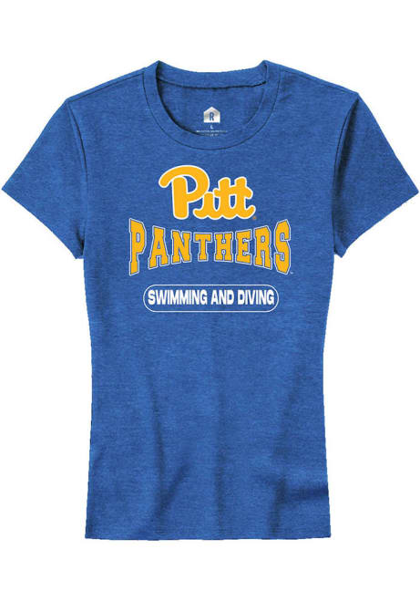 Pitt Panthers Blue Rally Swimming and Diving Short Sleeve T-Shirt