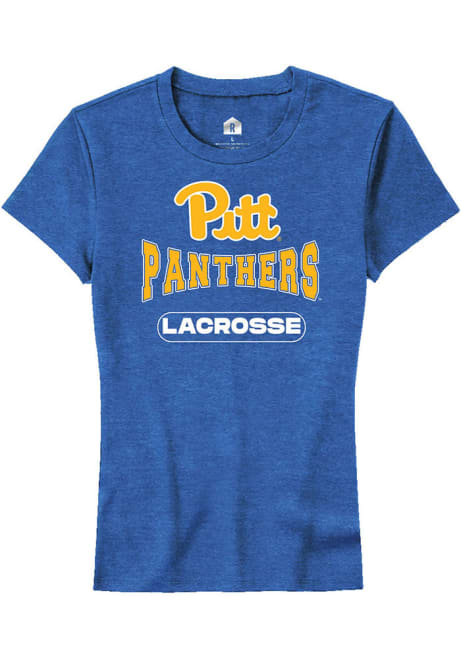 Pitt Panthers Blue Rally Lacrosse Short Sleeve T-Shirt