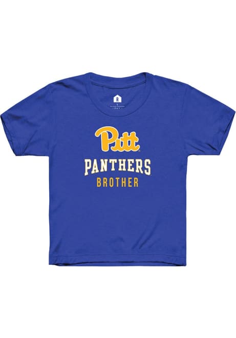 Youth Pitt Panthers Blue Rally Brother Short Sleeve T-Shirt