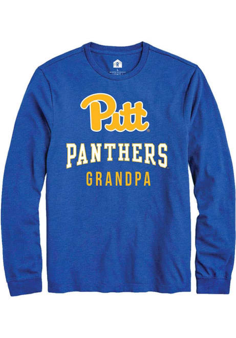 Mens Pitt Panthers Blue Rally Grandpa Tee