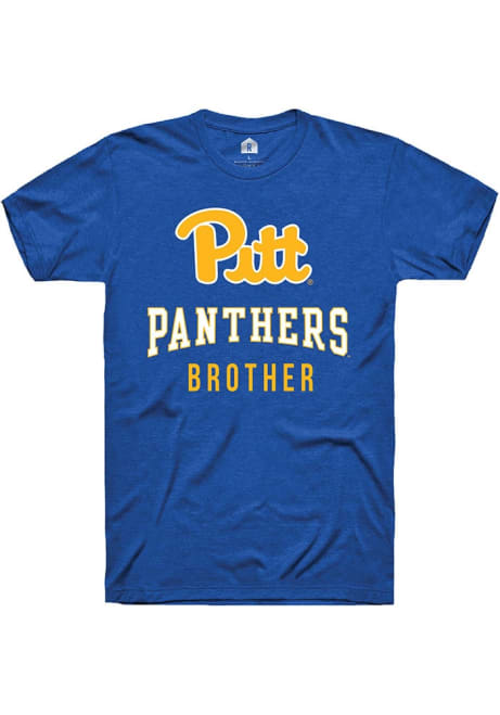 Pitt Panthers Blue Rally Brother Royal Short Sleeve T Shirt