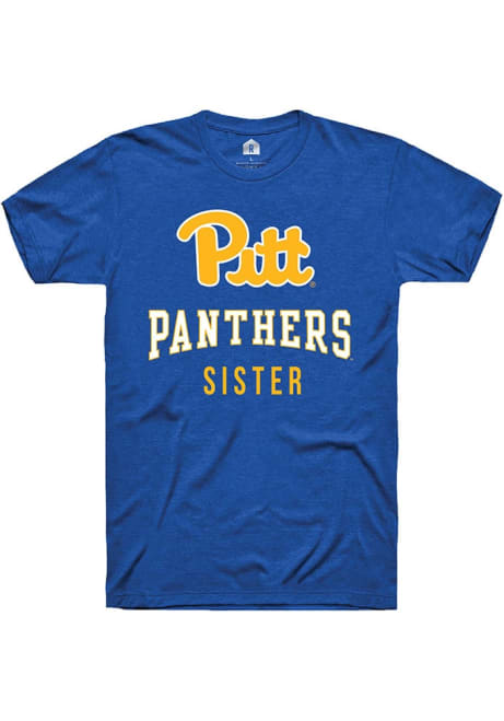 Pitt Panthers Blue Rally Sister Royal Short Sleeve T Shirt