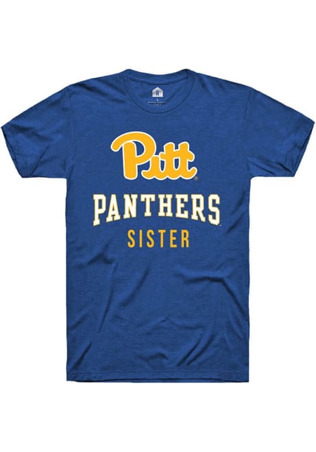 Pitt Panthers Blue Rally Sister Short Sleeve T Shirt