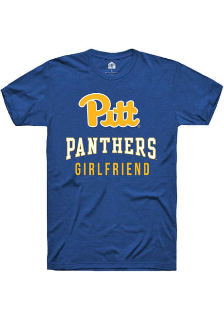 Pitt Panthers Blue Rally Girlfriend Short Sleeve T Shirt