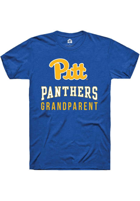 Pitt Panthers Blue Rally Grandparent Royal Short Sleeve T Shirt