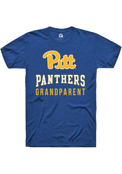 Pitt Panthers Blue Rally Grandparent Short Sleeve T Shirt