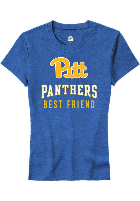 Pitt Panthers Blue Rally Best Friend Short Sleeve T-Shirt