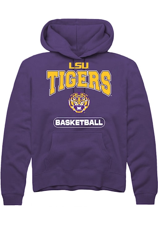Summit Sportswear LSU Tigers Mens PURPLE Basketball Hoodie 24778675