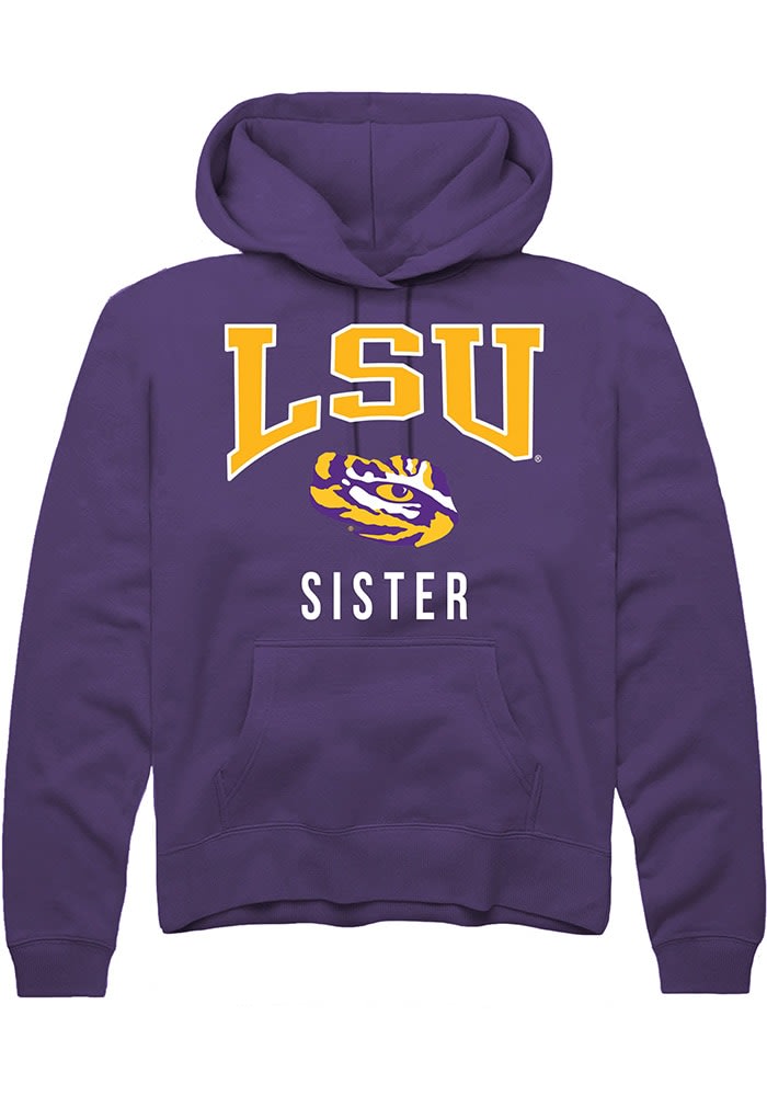 Men s Purple LSU Tigers Big Tall Team Pullover Hoodie