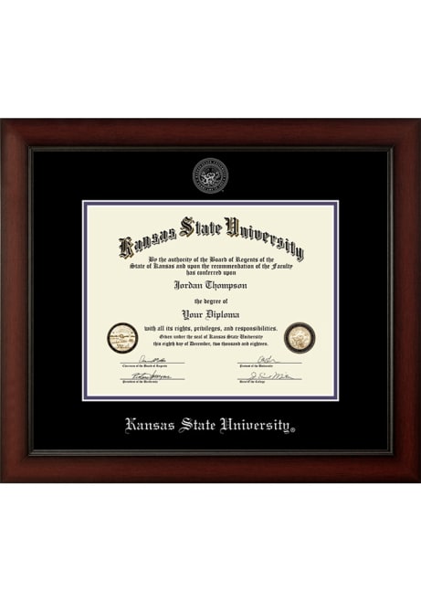 Brown K-State Wildcats Paxton Diploma Picture Frame