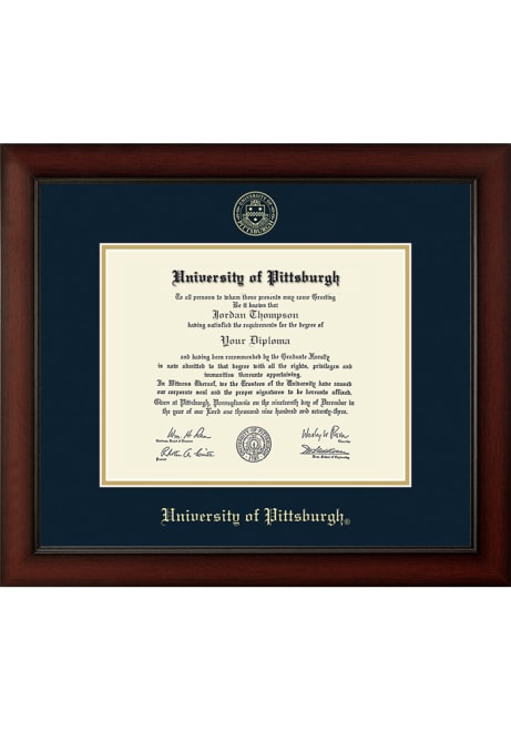 Brown Pitt Panthers Paxton Diploma Picture Frame
