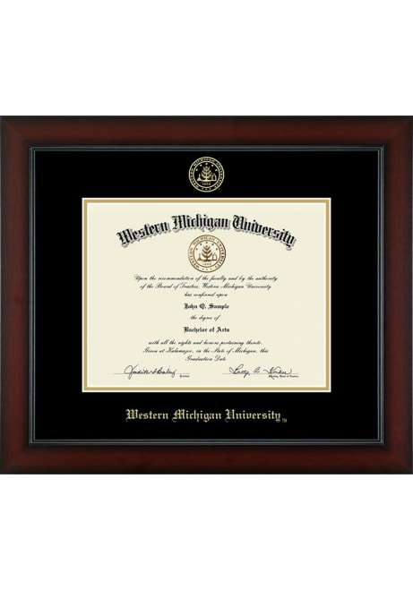 Brown Western Michigan Broncos Paxton Diploma Picture Frame