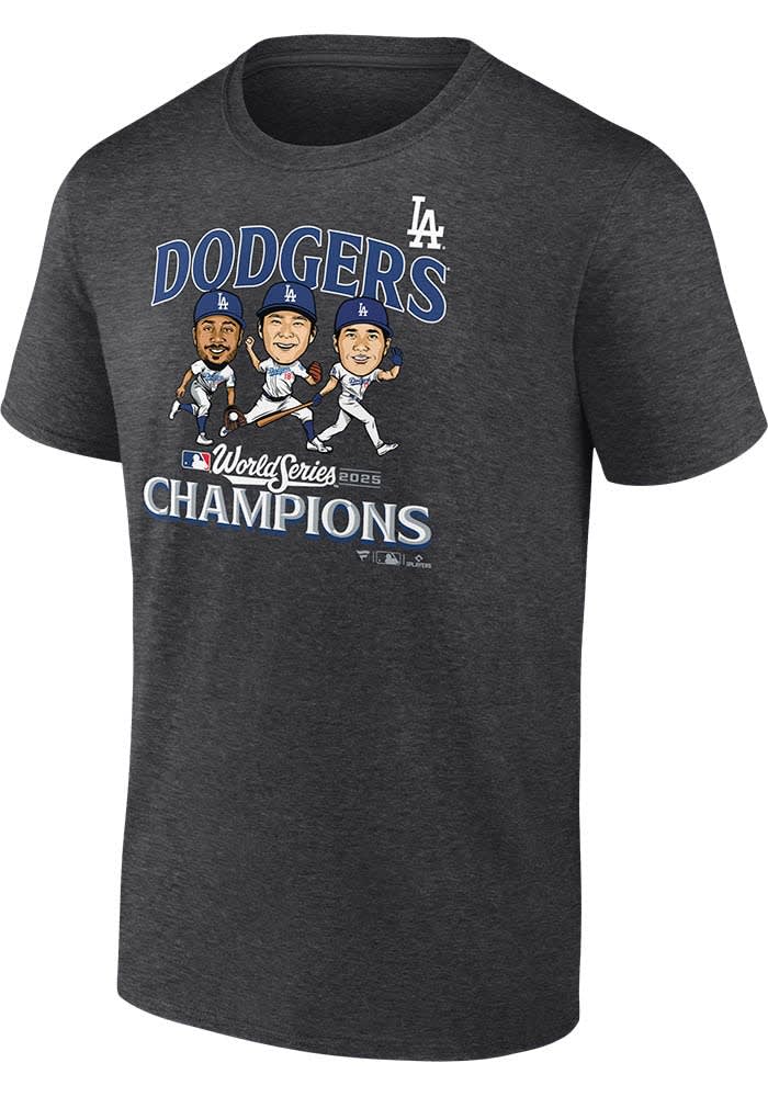 Los Angeles Dodgers CHARCOAL 2025 World Series Champions