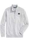 Main image for Mens Michigan Wolverines Grey Vineyard Vines Shep Shirt Qtr Zip Pullover
